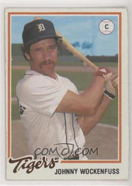 1978 Topps Burger King - Restaurant Detroit Tigers #3 - John Wockenfuss