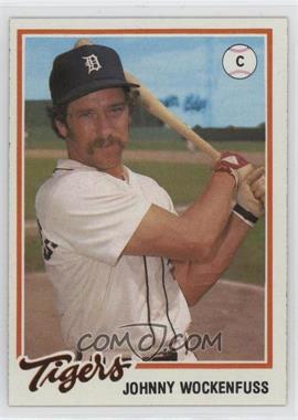 1978 Topps Burger King - Restaurant Detroit Tigers #3 - John Wockenfuss