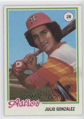 1978 Topps Burger King - Restaurant Houston Astros #13 - Julio Gonzalez