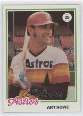 1978 Topps Burger King - Restaurant Houston Astros #16 - Art Howe