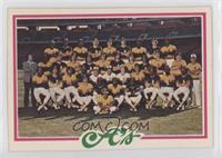 Oakland Athletics Team