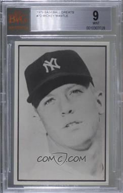 1979 B.B.B.B.G.T.M. Baseball Favorites 1953 Bowman Extension - [Base] #72 - Mickey Mantle [BVG 9 MINT]