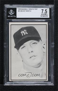 1979 B.B.B.B.G.T.M. Baseball Favorites 1953 Bowman Extension - [Base] #72 - Mickey Mantle [BGS 7.5 NEAR MINT+]