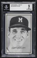 Warren Spahn [BGS 9 MINT]