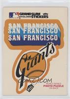 San Francisco Giants (Team Logo White)