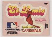 St Louis Cardinals (Team Logo; Yankee visible on Back)