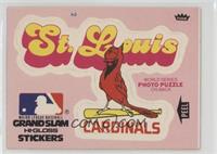 St Louis Cardinals (Team Logo; Yankee visible on Back)