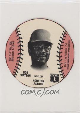 1979 MSA Discs - [Base] - Wiffle Ball #_BOWA - Sports Spectacular Back - Bob Watson