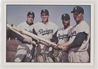 Duke Snider, Roy Campanella, Gil Hodges, Carl Furillo