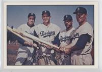 Duke Snider, Roy Campanella, Gil Hodges, Carl Furillo