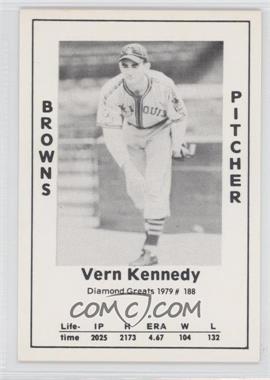 1979 TCMA Diamond Greats - [Base] #188 - Vern Kennedy