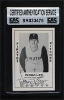 Vern Law [CAS Certified Sealed]