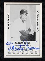 Monte Irvin [JSA Certified COA Sticker]