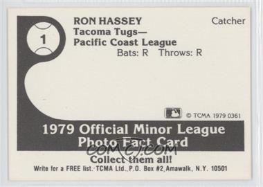 1979 TCMA Minor League #361 - Ron Hassey - Courtesy of COMC.com