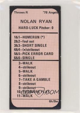 1979 Time Travel Baseball Game - [Base] #_NORY - Nolan Ryan