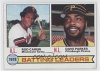 League Leaders - Rod Carew, Dave Parker [Good to VG‑EX]