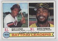 League Leaders - Rod Carew, Dave Parker [Good to VG‑EX]