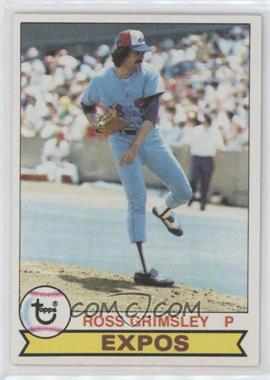 1979 Topps - [Base] #15 - Ross Grimsley