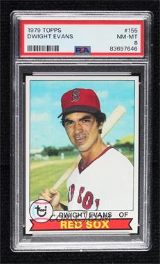 1979 Topps - [Base] #155 - Dwight Evans [PSA 8 NM‑MT]