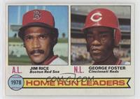 League Leaders - Jim Rice, George Foster