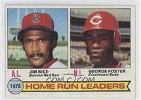 League Leaders - Jim Rice, George Foster