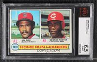 League Leaders - Jim Rice, George Foster [BVG 6.5 EX‑MT+]