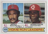 League Leaders - Jim Rice, George Foster