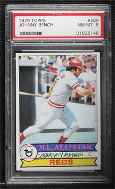 1979 Topps - [Base] #200 - Johnny Bench [PSA 8 NM‑MT]