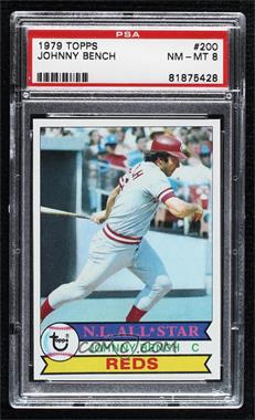 1979 Topps - [Base] #200 - Johnny Bench [PSA 8 NM‑MT]