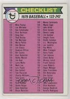 Checklist - Cards 122-242