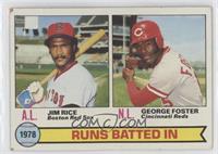 League Leaders - Jim Rice, George Foster