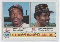 League Leaders - Ron LeFlore, Omar Moreno