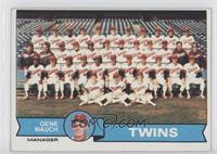 Team Checklist - Minnesota Twins Team [Good to VG‑EX]