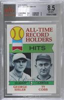 All-Time Record Holders - George Sisler, Ty Cobb (Hits) [BVG 8.5 NM&#…