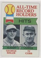 All-Time Record Holders - George Sisler, Ty Cobb (Hits)