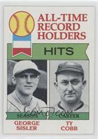 All-Time Record Holders - George Sisler, Ty Cobb (Hits)