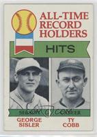 All-Time Record Holders - George Sisler, Ty Cobb (Hits) [Good to VG&#…