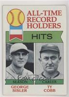 All-Time Record Holders - George Sisler, Ty Cobb (Hits)
