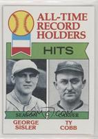 All-Time Record Holders - George Sisler, Ty Cobb (Hits)