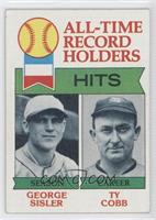 All-Time Record Holders - George Sisler, Ty Cobb (Hits)