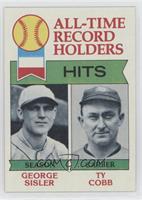 All-Time Record Holders - George Sisler, Ty Cobb (Hits)