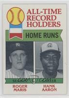 All-Time Record Holders - Roger Maris, Hank Aaron (Home Runs)