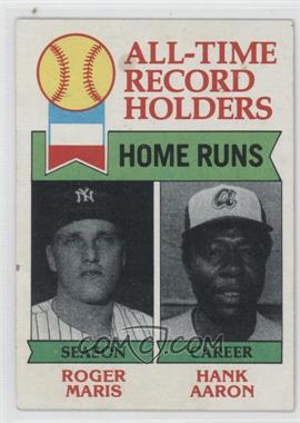 1979 Topps - [Base] #413 - All-Time Record Holders - Roger Maris, Hank Aaron (Home Runs)