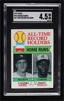 All-Time Record Holders - Roger Maris, Hank Aaron (Home Runs) [SGC 4.5&nbs…