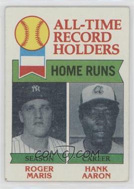 1979 Topps - [Base] #413 - All-Time Record Holders - Roger Maris, Hank Aaron (Home Runs)