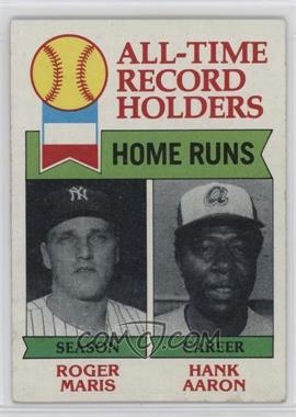 1979 Topps - [Base] #413 - All-Time Record Holders - Roger Maris, Hank Aaron (Home Runs)