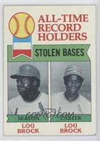 All-Time Record Holders - Lou Brock (Stolen Bases)