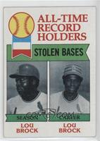 All-Time Record Holders - Lou Brock (Stolen Bases) [Good to VG‑…