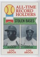 All-Time Record Holders - Lou Brock (Stolen Bases)