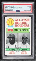All-Time Record Holders - Lou Brock (Stolen Bases) [PSA 3 VG]
